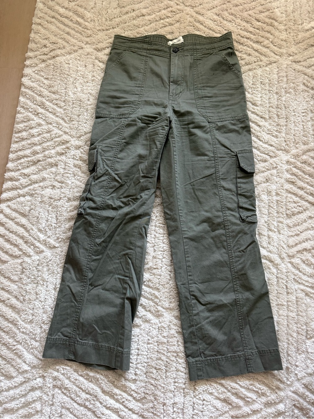 Abercrombie & Fitch Olive Utility Pants